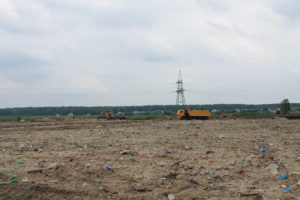 Мусорка на пойме Ирпень